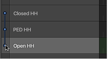 图。 创建竖钹组。
