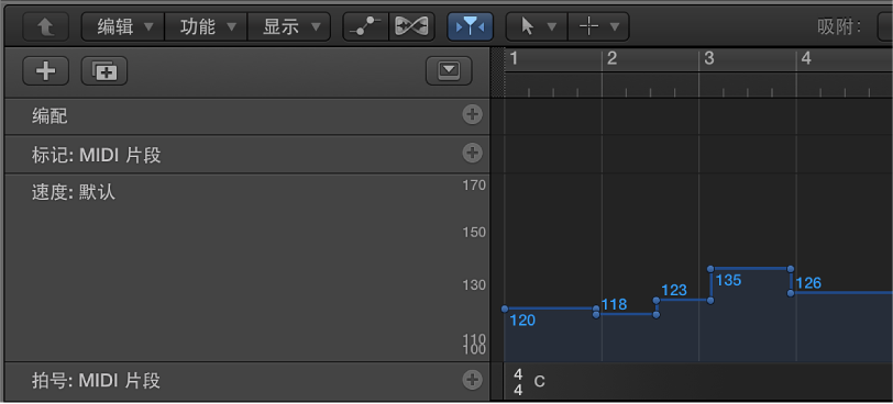 图。 全局轨道中的速度轨道。