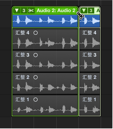 图。 剪切汇整折叠夹。