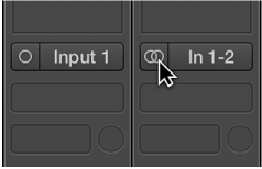 图。 并排的单声道和立体声输入格式。
