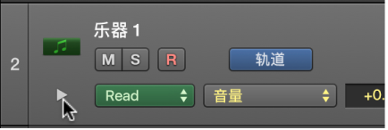 图。 指向子轨道的显示三角形。