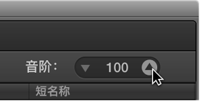 图。 乐谱 Set 窗口中的“缩放”参数。