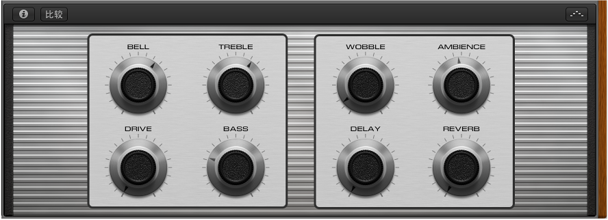 图。 显示 Patch 的屏幕控制的 Smart Control 面板。