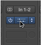 图。 将指针放置在插件插槽的中间，以打开插件窗口。