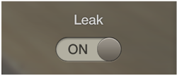 图。 Drum Kit Designer 中的“Leak”开关。
