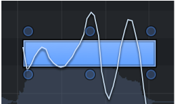 图。 显示音符上的六个热点。