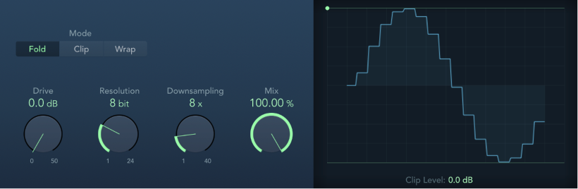 Figure. Bitcrusher window.