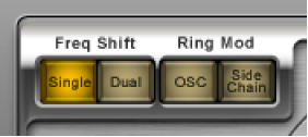 Figure. Ringshifter Mode buttons.