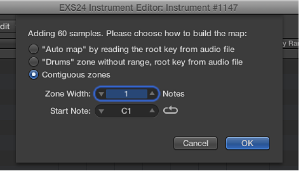 Figure. Load Multiple Samples dialog.