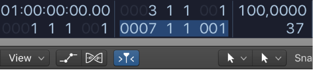 Figure. Setting locator position in the LCD.