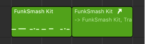 Figure. Region showing parent name below the alias name.
