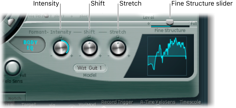 Figure. Body EQ parameters.