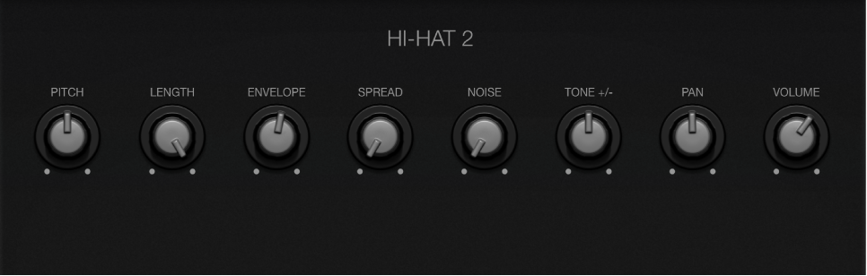 Figure. Smart Controls for individual Hi-Hat kit piece.