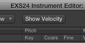 Figure. Show Velocity button.