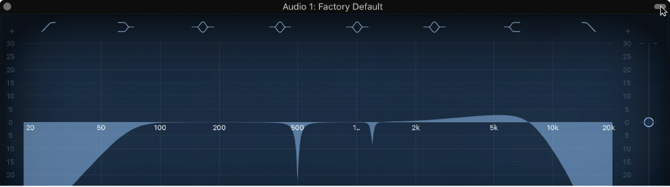 Figure. Pointing to the icon at the top-right corner of the plug-in window.