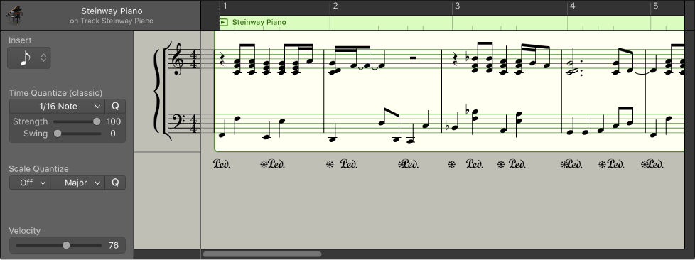 Figure. The Score Editor.
