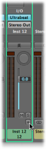 Figure. Instrument channel strip with Add button.