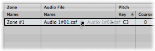 Figure. Audio file replacing an existing file.