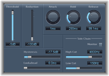 Figure. Noise Gate window.