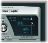 Figure. Groove Pad in Surround instance.