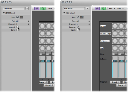 Figure. Legend checkbox.