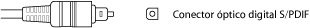 Figure. Illustration of S/PDIF optical digital connector.