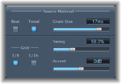 Figure. Grooveshifter window.