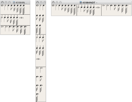 Figure. Part box in different floating palette views.