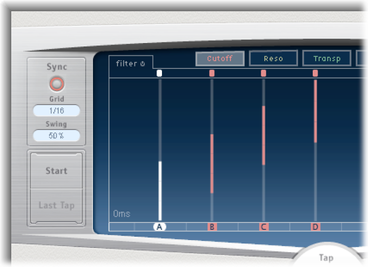 Figure. Sync parameters.