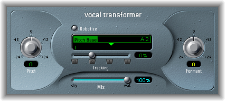 Figure. Vocal Transformer window.