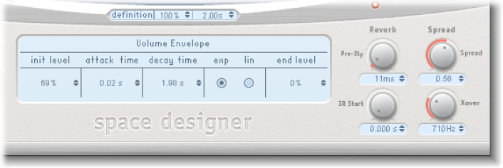 Figure. Global parameters (lower section).