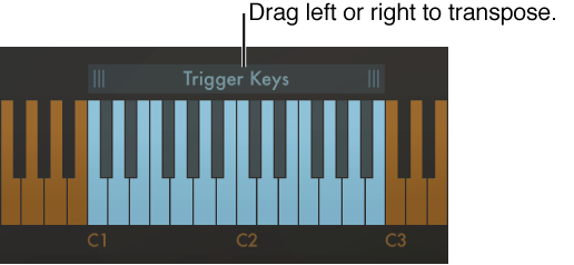 Figure. Action of chord transposition.