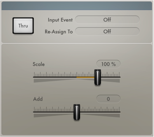 Figure. Modifier window.