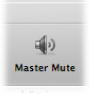 Figure. The Panic and Master Mute buttons in the toolbar.