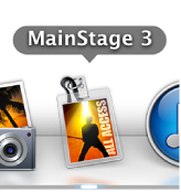 Figure. The MainStage icon in the Dock.