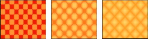 Figure. Canvas window showing animating Checkerboard generator.