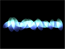 Figure. Canvas window showing a replicator set to a Line shape.