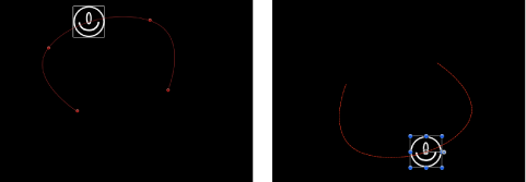 Figure. Canvas window showing effect of Negate behavior.