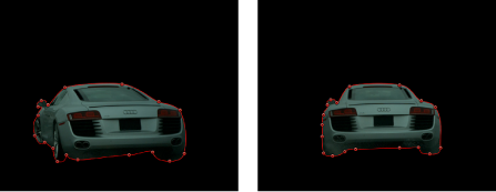 Figure. Canvas window showing a mask being changed over time.