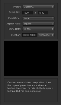 Figure. Project Browser showing custom settings.