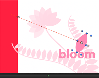 Figure. Canvas window showing object at its end position.