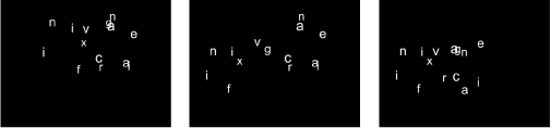 Figure. Canvas showing Sequence Text behavior with Fix setting set to Neither.