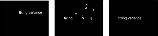 Figure. Canvas showing Sequence Text behavior with Fix setting set to End Point.