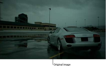 Figure. Canvas window showing a car image prior to masking.