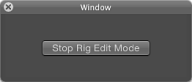 Figure. Stop Rig Edit Mode window.