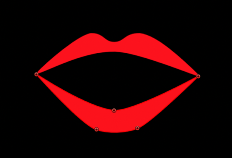 Canvas showing shape animated into new position