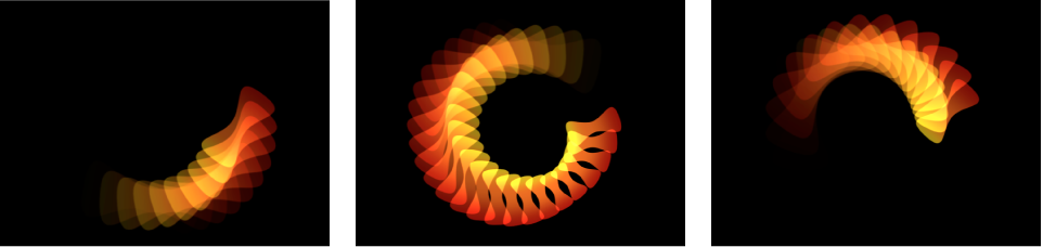 Canvas showing replicator with Sequence Replicator behavior applied