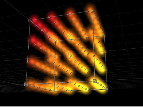 Canvas showing replicator set to Box shape with Tile arrangement