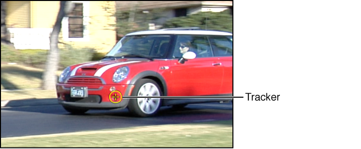 Canvas showing tracker applied to object