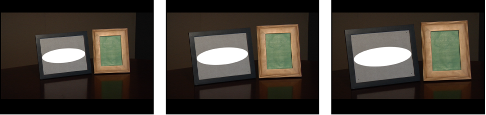 Canvas showing object being tracked by Position, Scale, and Rotation